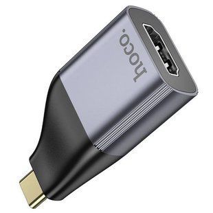 Перехідник HOCO UA33 Type-C to HDTV adapter Metal Gray 3789-0 фото