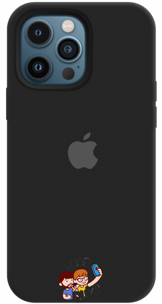 Silicone Case FULL iPhone 12,12 Pro Black 121-17 фото