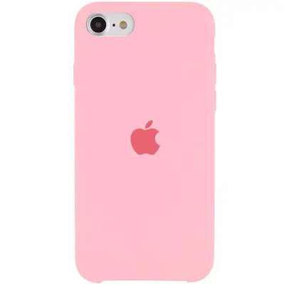 Silicone Case FULL iPhone 7,8,SE 2 Pink 112-11 фото