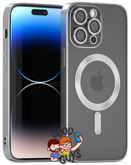 Чохол Shining with MagSafe на iPhone 12 Pro Max Silver 355-8 фото