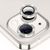 Скло (лінзи) для камери Diamonds Lens для iPhone 15/15 Plus Silver 1810-2 фото