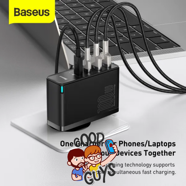 Адаптер Baseus GaN2 Pro 100W Fast Charger 2C+2U CCGAN2P-L01Black 4118-0 фото