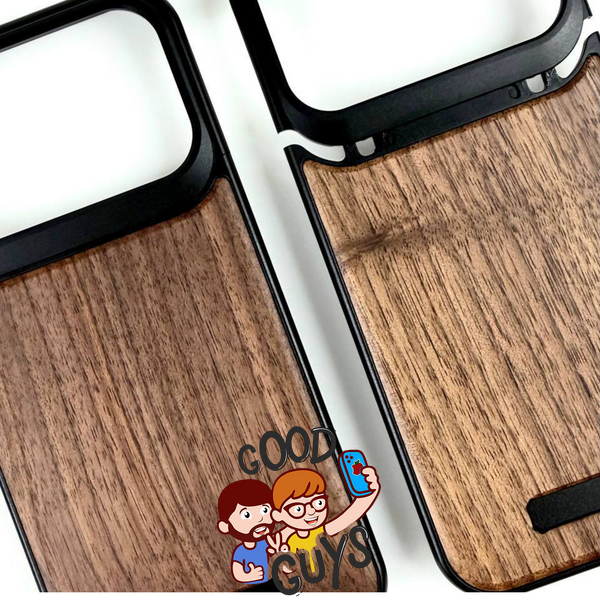 Чохол металевий Aluminium with Wood для iPhone 17 Pro Brown 4108-6 фото
