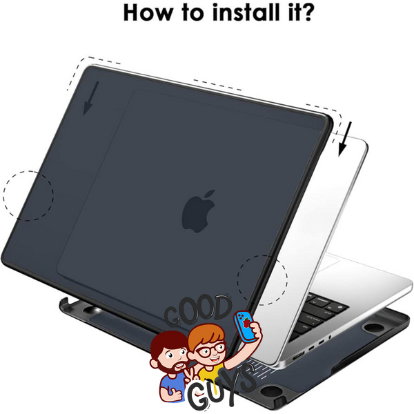 Накладка з силіконовим бампером TPU+PC HardShell Case MacBook 13.3 Pro (A1706/A1708/A1989/A2159/A2289/A2251/A2338) 2016-2022р. Black 4345-0 фото