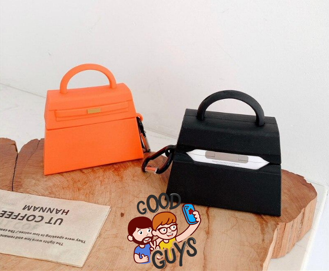 Чохол 3D для AirPods 1/2 Bag Orange 1391-27 фото