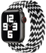 Ремінець нейлоновий Braided Solo Loop 38mm,40mm,41mm,42mm(10,11S)Rainbow Black - White 1171-19 фото 1