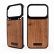 Чохол металевий Aluminium with Wood для iPhone 17 Pro Brown 4108-6 фото 1