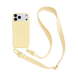 Чохол силіконовий з ремінцем Crossbody для iPhone 17 Pro Antique White 4252-4 фото 1