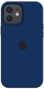 Silicone Case FULL iPhone 12 Mini Navy blue 120-34 фото