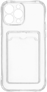 Чохол прозорий протиударний з кишенькою для iPhone 16 2489-0 фото