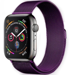 Ремінець Milanese Loop Apple Watch Magnetic 42,44,45,46,49mm Deep Purple 278-30 фото