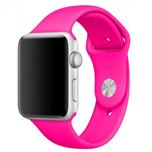 Ремінець Apple Watch Silicone 42,44,45,46mm(10,11S),49mm(ultra 1-3S)Barbie pink 276-46 фото