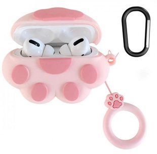 Чохол 3D для AirPods Pro Pink Paw 1236-25 фото
