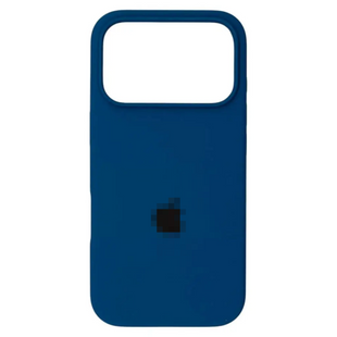 Чохол Silicone case Full iPhone 17 Pro Navy blue 4017-33 фото