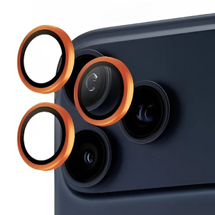 Скло (лінзи) для камери Metal Classic для iPhone 17 Pro Orange 3861-2 фото