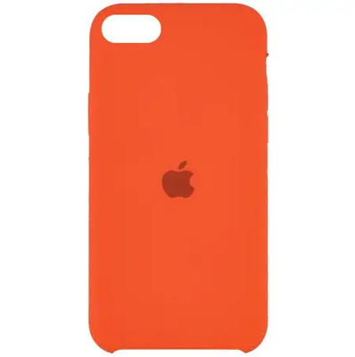 Silicone Case FULL iPhone 7,8,SE 2 Orange 112-12 фото
