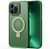 Чохол Crystal Matt з підставкою MagSafe iPhone 15 Dark Green 1678-1 фото