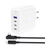 Адаптер ACEFAST A37 GaN 100W 4-Port Fast Charger 3&times;USB-C + USBWhite 4119-0 фото