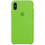 Silicone Case FULL iPhone X,Xs Green 114-30 фото