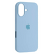 Чохол Silicone case Full iPhone 17 Mist blue 4016-25 фото 1