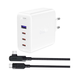 Адаптер ACEFAST A37 GaN 100W 4-Port Fast Charger 3&times;USB-C + USBWhite 4119-0 фото 1