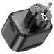 Мережевий зарядний пристрій Hoco NS3 [Розетка EU / 2xUSB / USB-C] PD QC 20W 3A Black 1909-1 фото 4