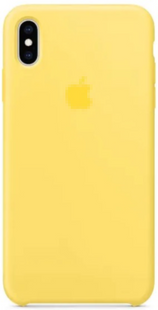 Чохол Silicone Case 1:1 для iPhone Xs Max Canary yellow 390-7 фото