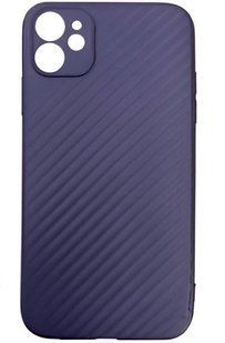 Чохол Carbon case MagSafe для iPhone 12 Deep Purple 1619-2 фото