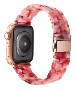 Ремінець бурштиновий для Apple Watch 38,40,41,42mm(10,11S)Red 1168-21 фото