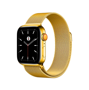 Ремінець Milanese Loop Apple Watch Magnetic 42,44,45,46mm(10,11S),49mm(ultra 1-3S) Yellow Gold 278-13 фото