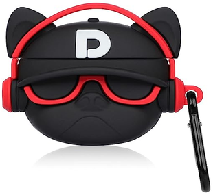 Чохол 3D для AirPods Pro Bulldog red 1236-10 фото