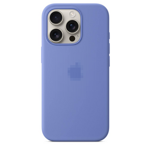 Чохол Silicone Case 1:1 з закритою кнопкою камери для iPhone 16 Pro Max Periwinkle 2753-9 фото