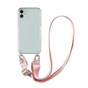 Чохол Armored з ремінцем Crossbody для iPhone 13 mini Pink 2124-0 фото
