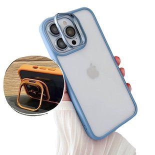 Crystal case Camera stand для iPhone 13 Sierra Blue 1755-4 фото
