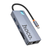 Адаптер HOCO HB52 Wow 8-in-1 multi-function converter Type-C to HDTV+RJ45+SD/TF+PD+Type-C3.0+USB3.0x2 Silver 4459-0 фото