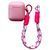 Чохол для AirPods 1/2 Matte Silicone Case Pink 2993-3 фото