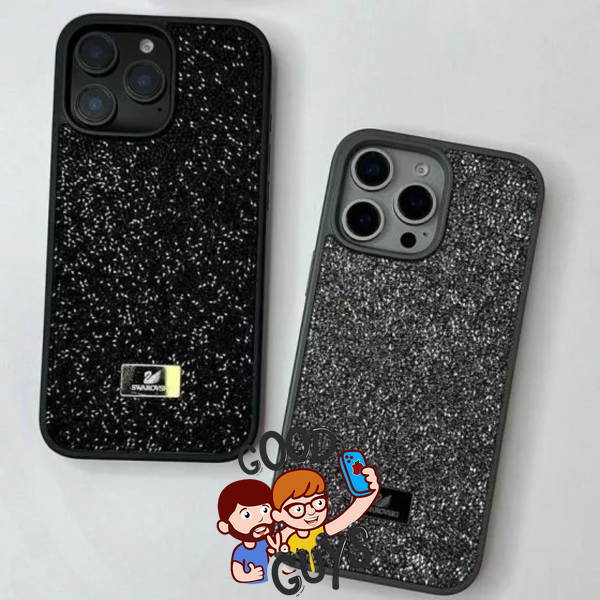 Swarovski Case iPhone 13 Pro Black/Silver 1930-14 фото