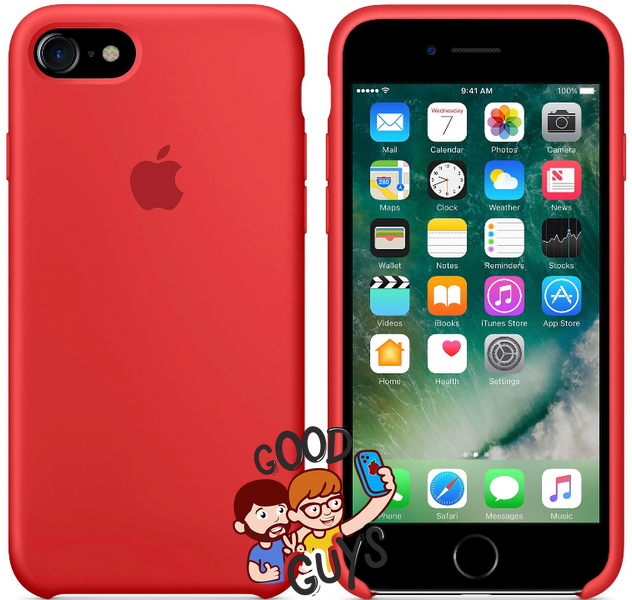 Silicone Case FULL iPhone 7,8,SE 2 Red 112-13 фото