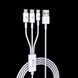 Кабель DEVIA Smart Series 3-in-1 (1.2m) Charging Cabel White 3791-0 фото 2