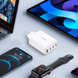 Адаптер WIWU 120W GaN Charger Series 3xUSB-C+USB (Wi-U020)White 4120-0 фото 5