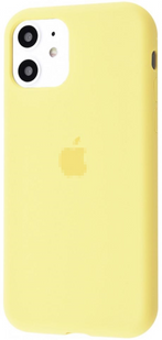 Silicone Case FULL iPhone 12 Mini Lemonade 120-36 фото