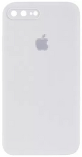 Чохол Silicone Case FULL+camera, SQUARE side iPhone 7 Plus,8 Plus White 1056-5 фото