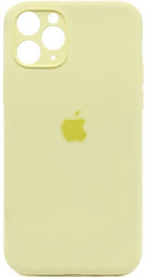Чохол Silicone case Full + camera iPhone 13 Pro Mellow yellow 1067-35 фото