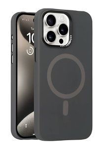 Чохол Soft Silicone with MagSafe для iPhone 16 Dark Gray 2743-3 фото