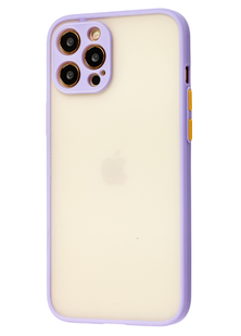 Чохол Avenger FULL Camera для iPhone 12 Pro Max Lavender Gray-Yellow 1317-7 фото