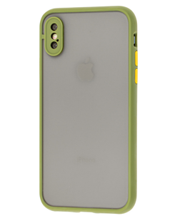 Чохол Avenger FULL Camera для iPhone Xs Max Army Green-Orange 1312-2 фото