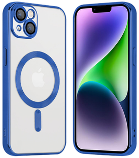 Чохол Shining with MagSafe на iPhone 14 Plus Blue 361-1 фото