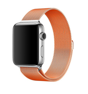 Ремінець Milanese Loop Apple Watch Magnetic 42,44,45,46mm(10,11S),49mm(ultra 1-3S) Grapefruit 278-14 фото