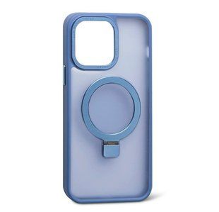 Чохол Crystal Matt з підставкою MagSafe iPhone 16 Pro Max Blue 2954-4 фото