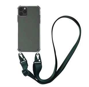 Чохол Armored з ремінцем Crossbody для iPhone 11 Pro Forest Green 1518-7 фото